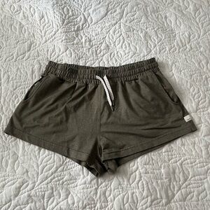 Vuori Olive Green Athletic Shorts